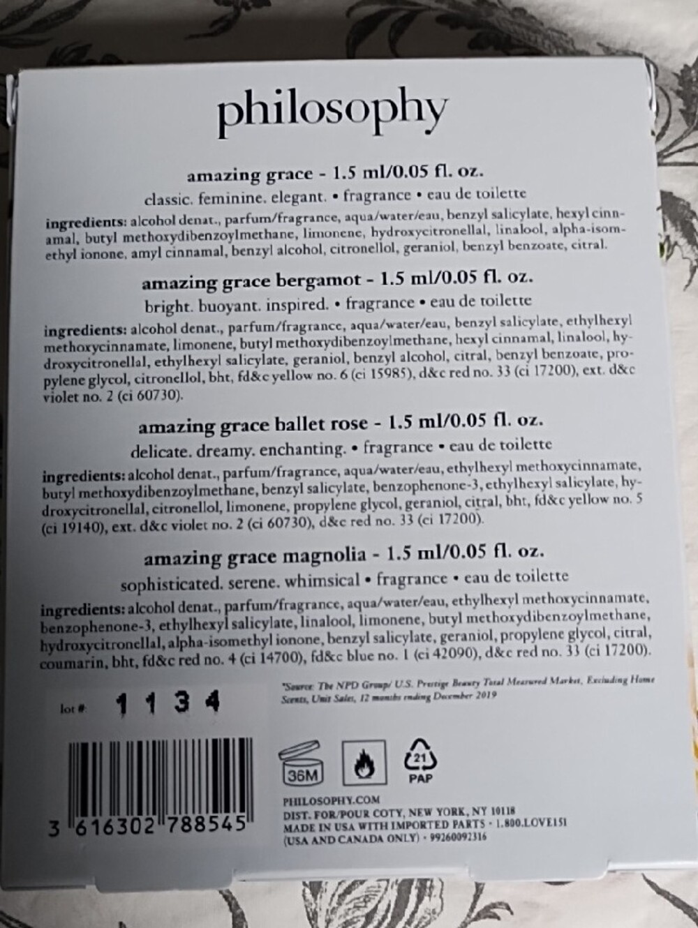 Philosophy Amazing Grace Discovery Set - Floral Collection - Picture 2 of 2